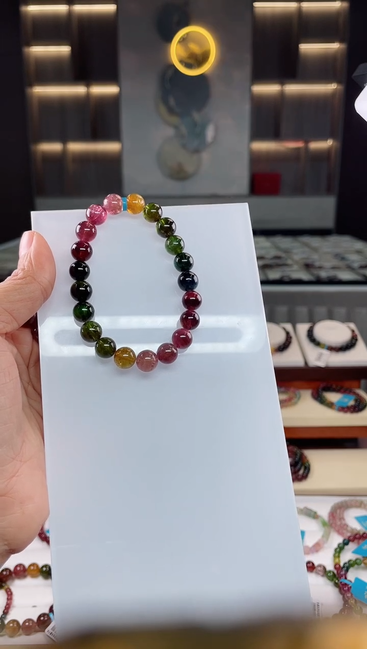 【闪购商品】碧玺单圈手串未镶嵌（多样性发一条）Q