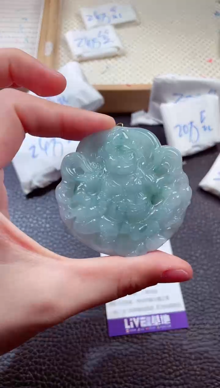 翡翠未镶嵌颈饰00000500