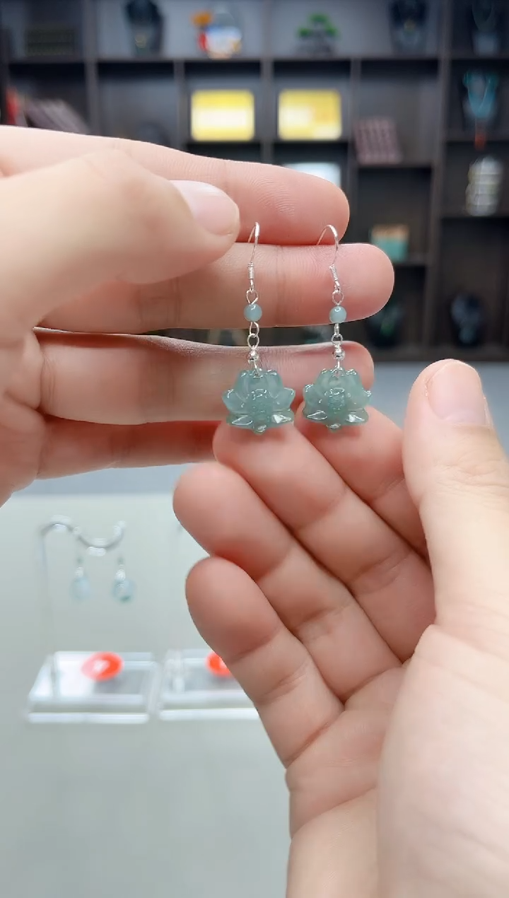 未镶嵌翡翠耳饰X06