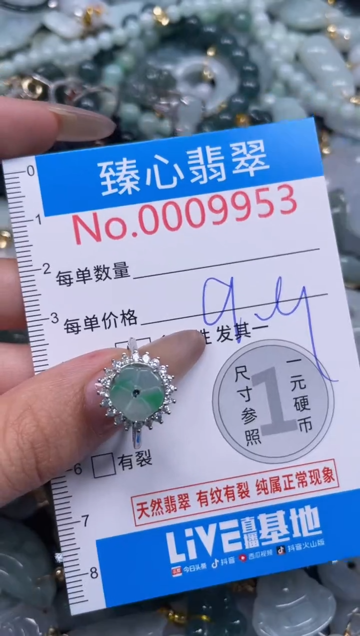 颈饰未镶嵌翡翠9953