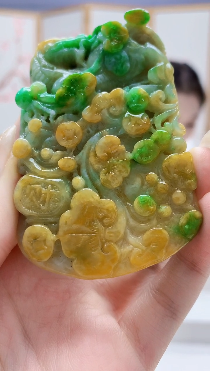 未镶嵌定制翡翠3099jw-毛货挂件69