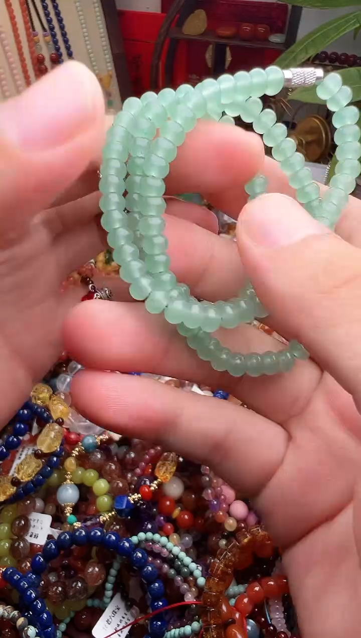 未镶嵌东陵石手链小*（一物一件）010339