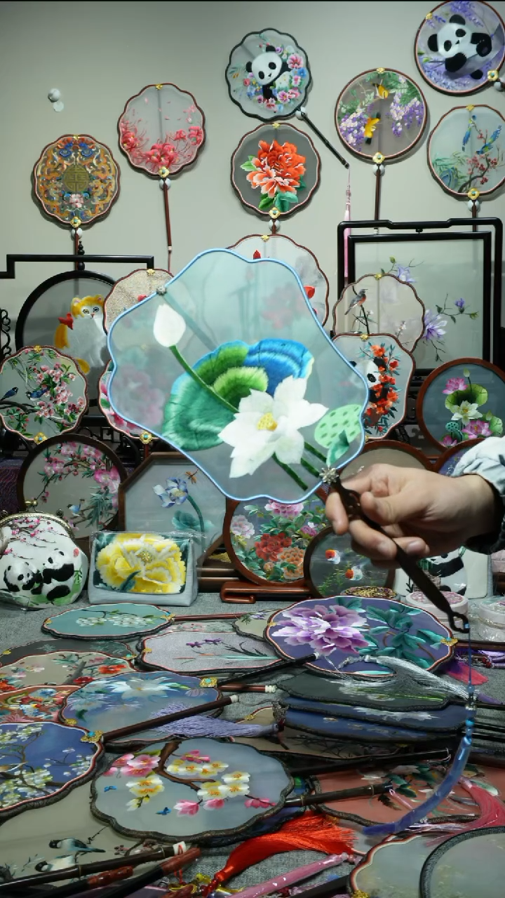 刺绣纯手工苏绣艺术品