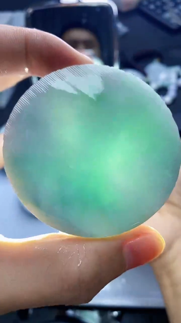 裸石翡翠天然缅甸A货【海】006