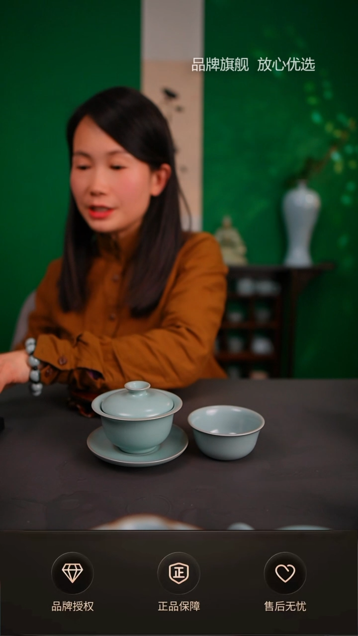 【闪购商品】一级仿古九支钉小元宝盖碗带新品鸡缸杯