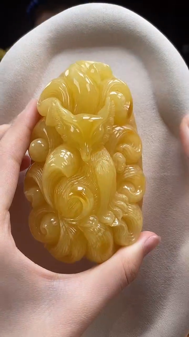 琥珀颈饰未镶嵌吊坠