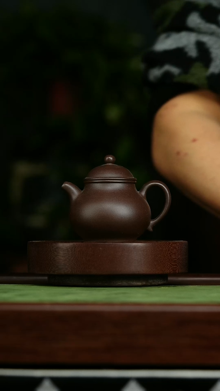 茶壶紫砂a22黑星土茄瓜