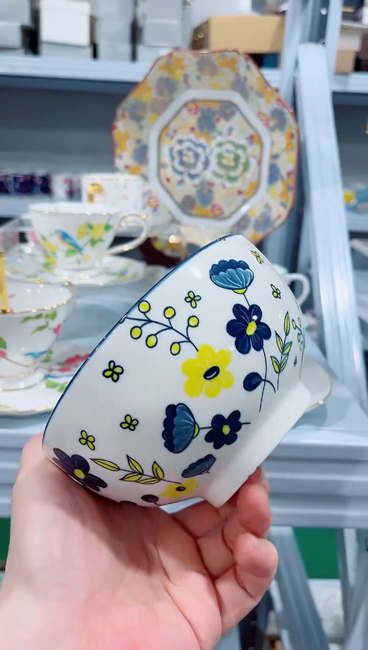 瓷片陶瓷（简装）5.5寸碗两个