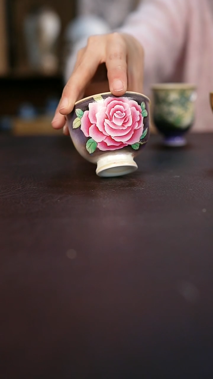 【闪购商品】景德镇陶瓷杯碗柴烧多人