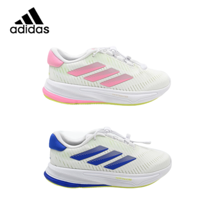 adidas/阿迪达斯领航系列儿童快速系带轻便跑步运动鞋JH6243