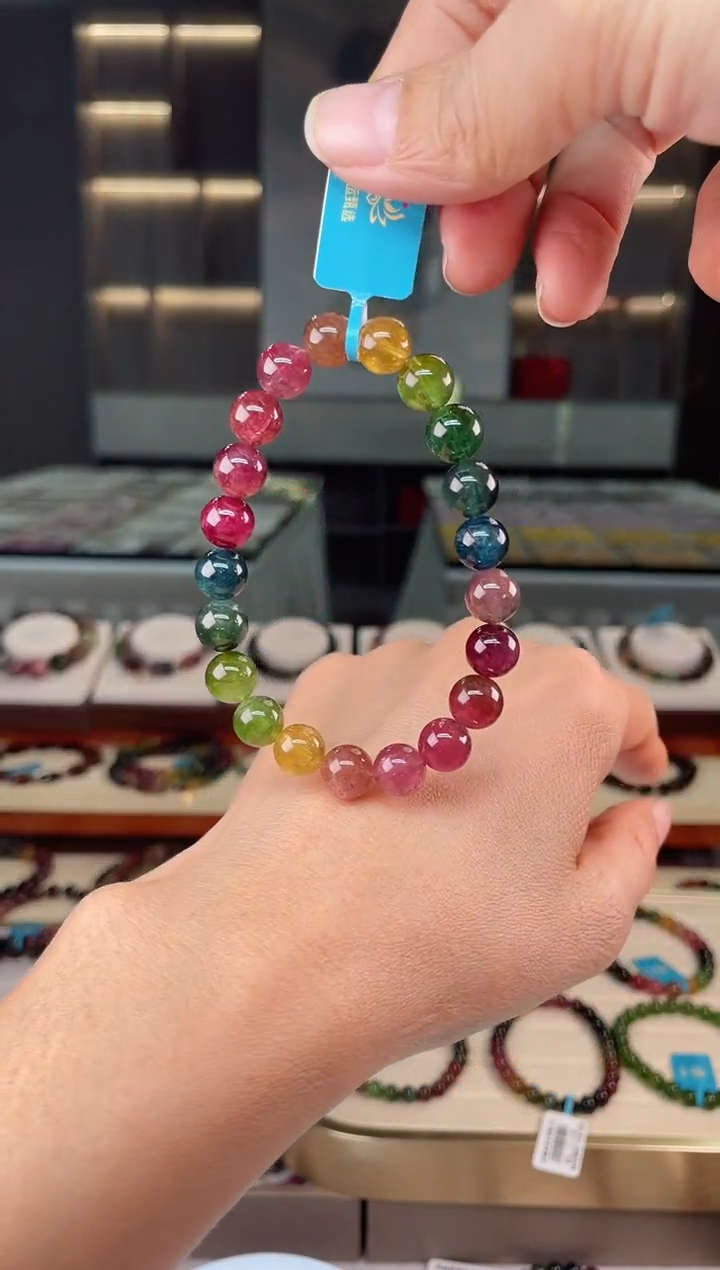 【闪购商品】碧玺单圈手串未镶嵌（多样性发一条）Q