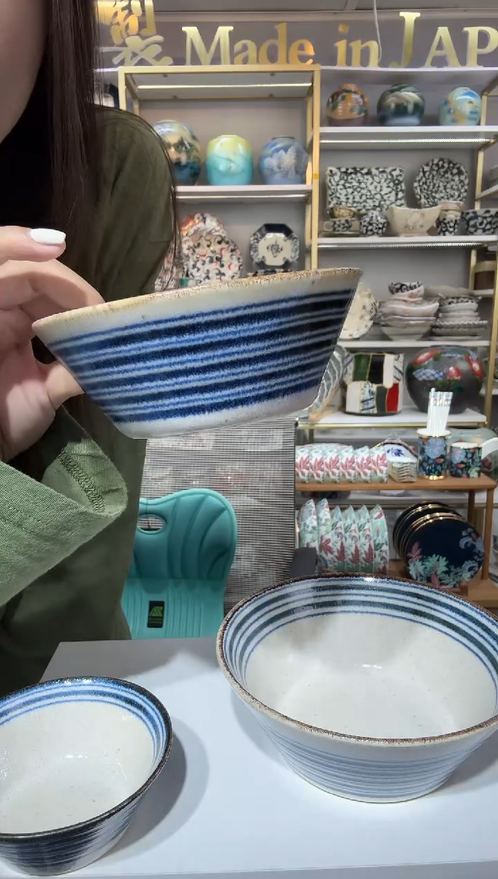 陶瓷南国之波钵13cm两个