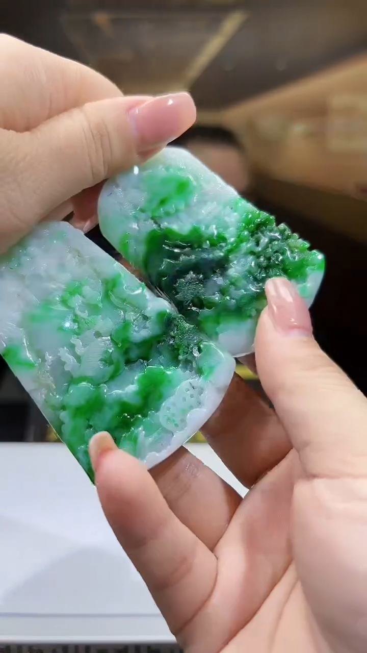 未镶嵌定制翡翠40/1224/C/山水