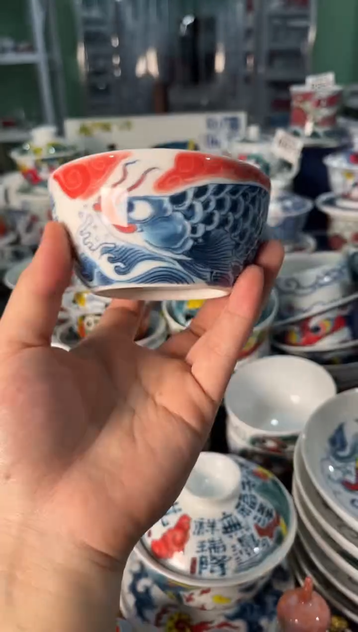 昨明蓝鱼水缸杯（宠粉价格）