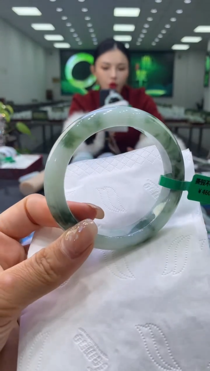 未镶嵌手镯翡翠00002656