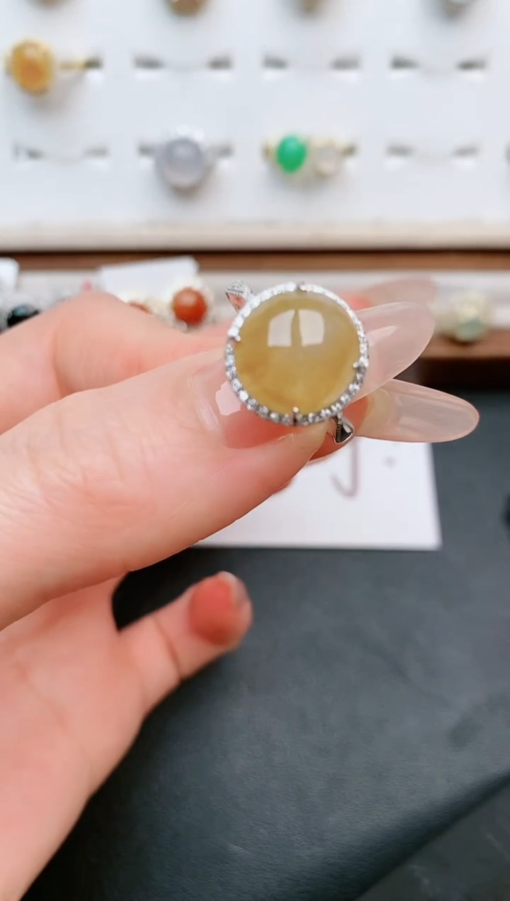 【闪购商品】翡翠戒指银S925镶嵌.....