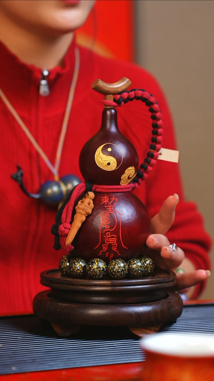 【闪购商品】JR073大师姐臻选非遗大漆酒葫芦