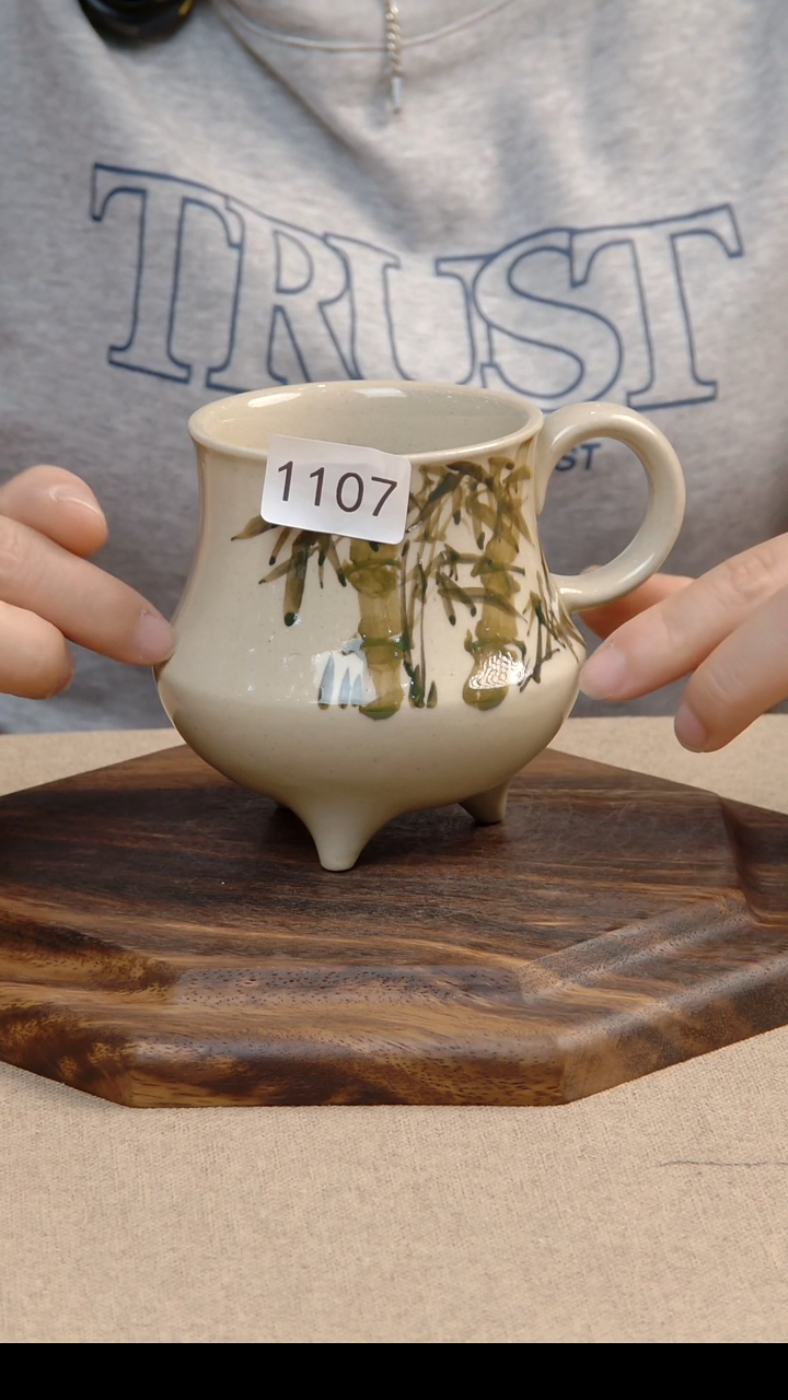 杯子景德镇手工陶瓷杯子1107