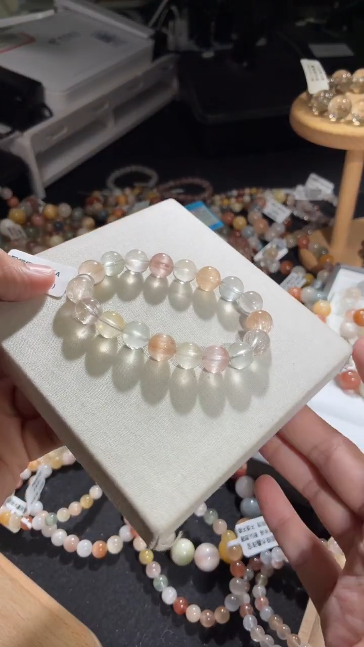 未镶嵌手链水晶42号多样性发一AA15手围10+