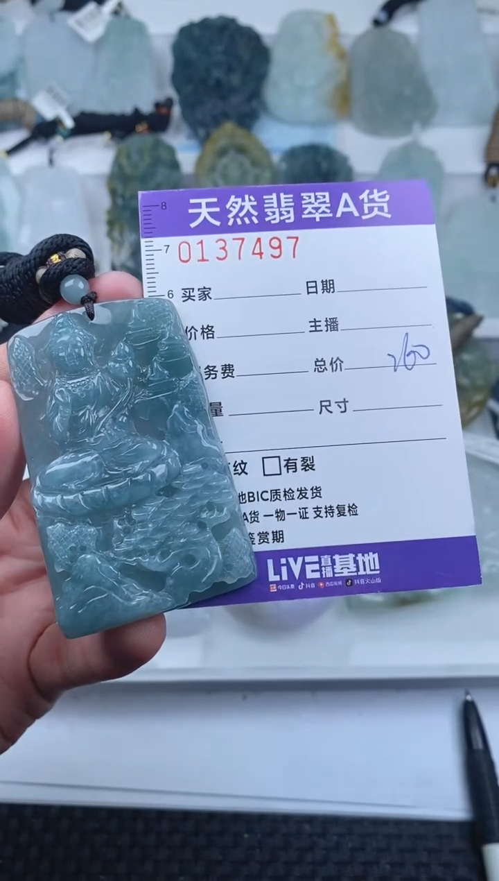 【闪购商品】翡翠颈饰未镶嵌       597