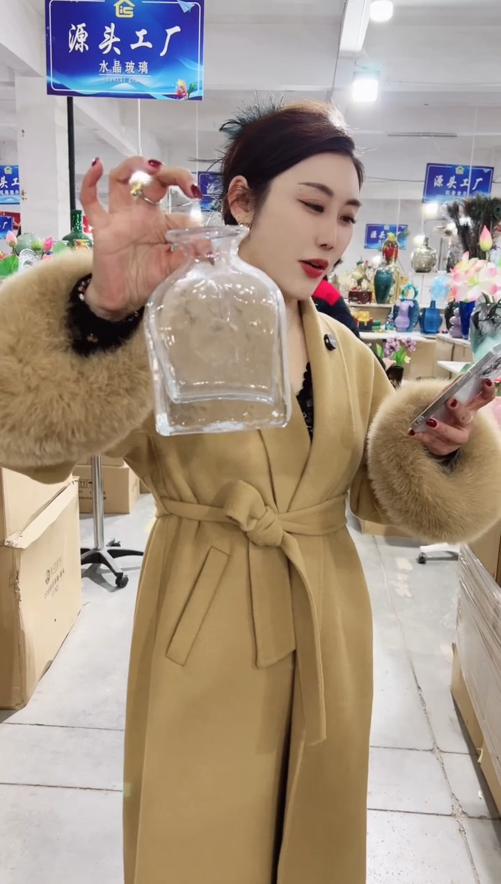 【闪购商品】玻璃私花贸易祁琪-微瑕--F3L2I