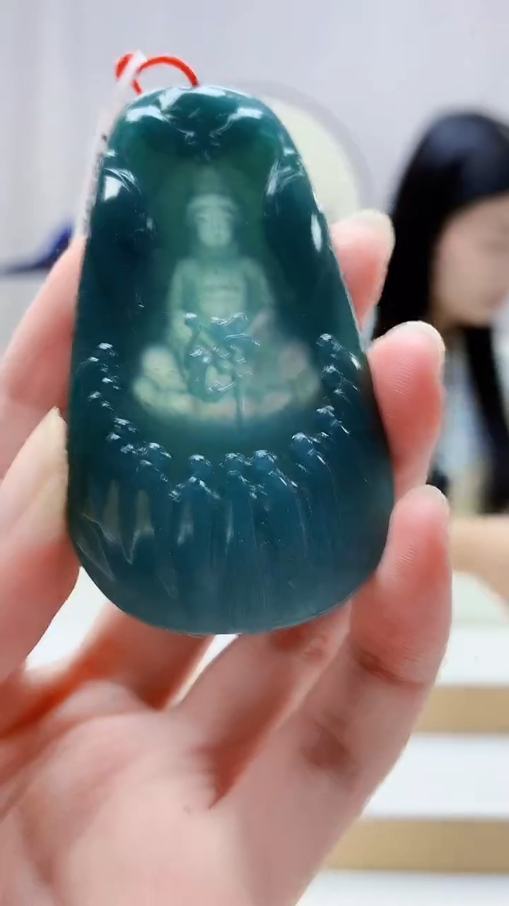 未镶嵌定制翡翠4812zm-毛货挂件35