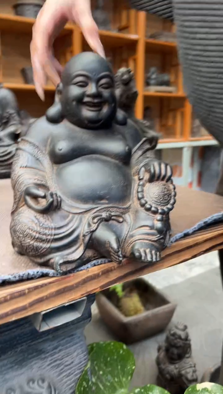 陶土【火山泥】大肚佛