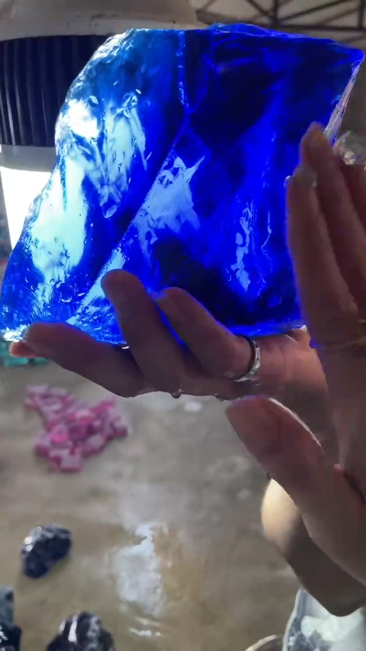 新疆托帕石原石摆件