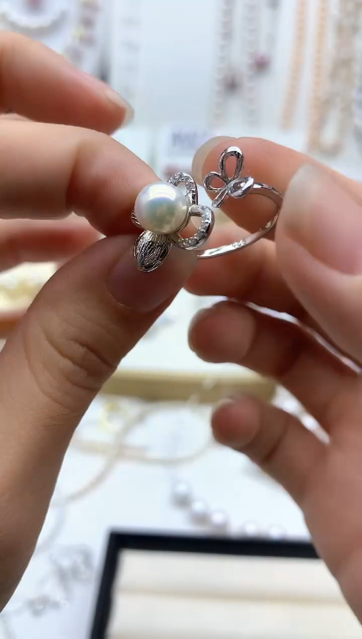 戒指未镶嵌淡水珍珠1多样性发其一