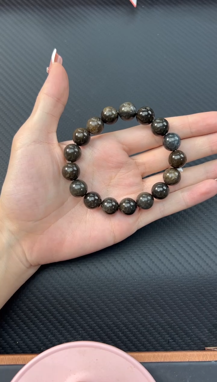 【闪购商品】和田玉手串未镶嵌若羌微色差卡12手串