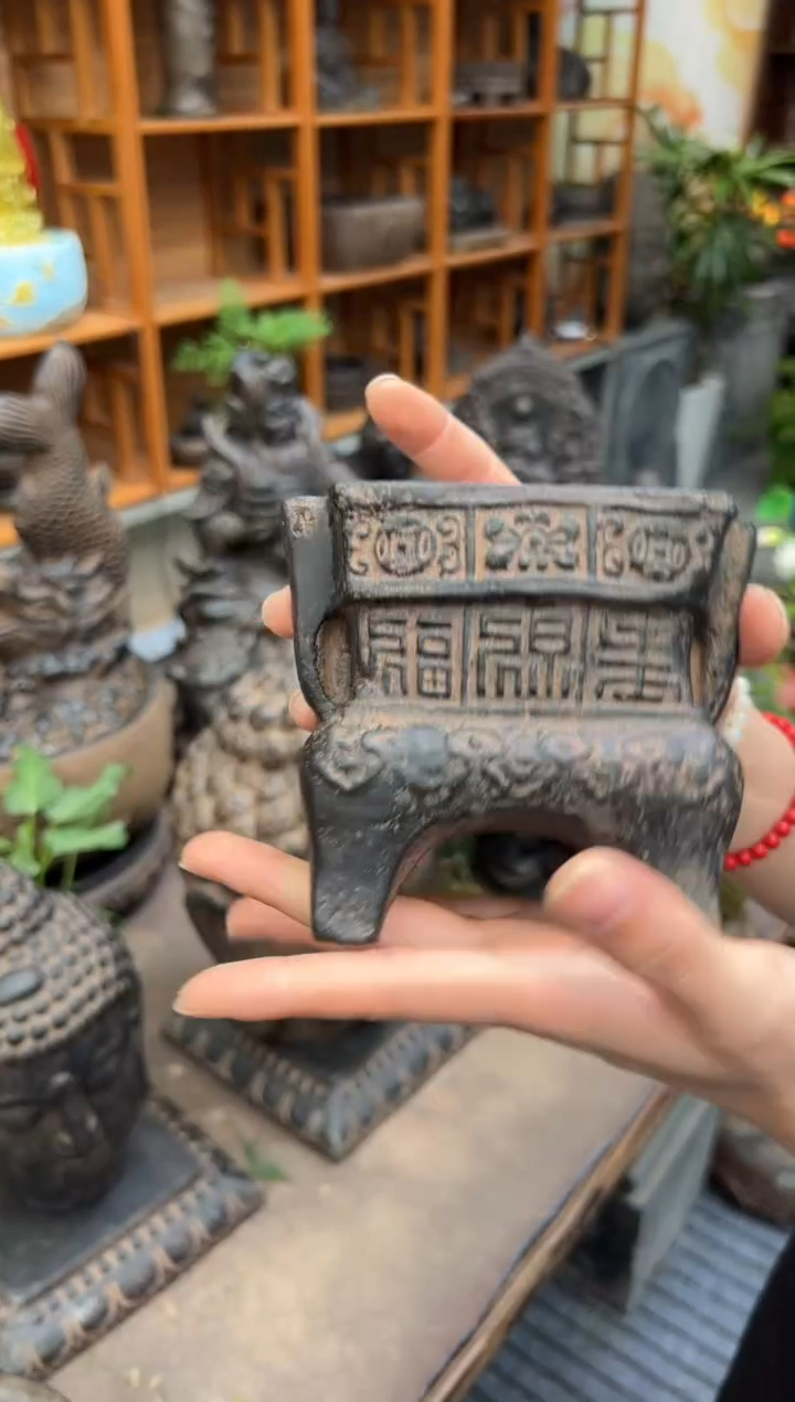 陶土【火山泥】小香炉