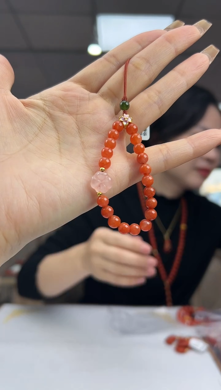 未镶嵌挂件南红玛瑙12.9-5mm（多样式发一）2511985029