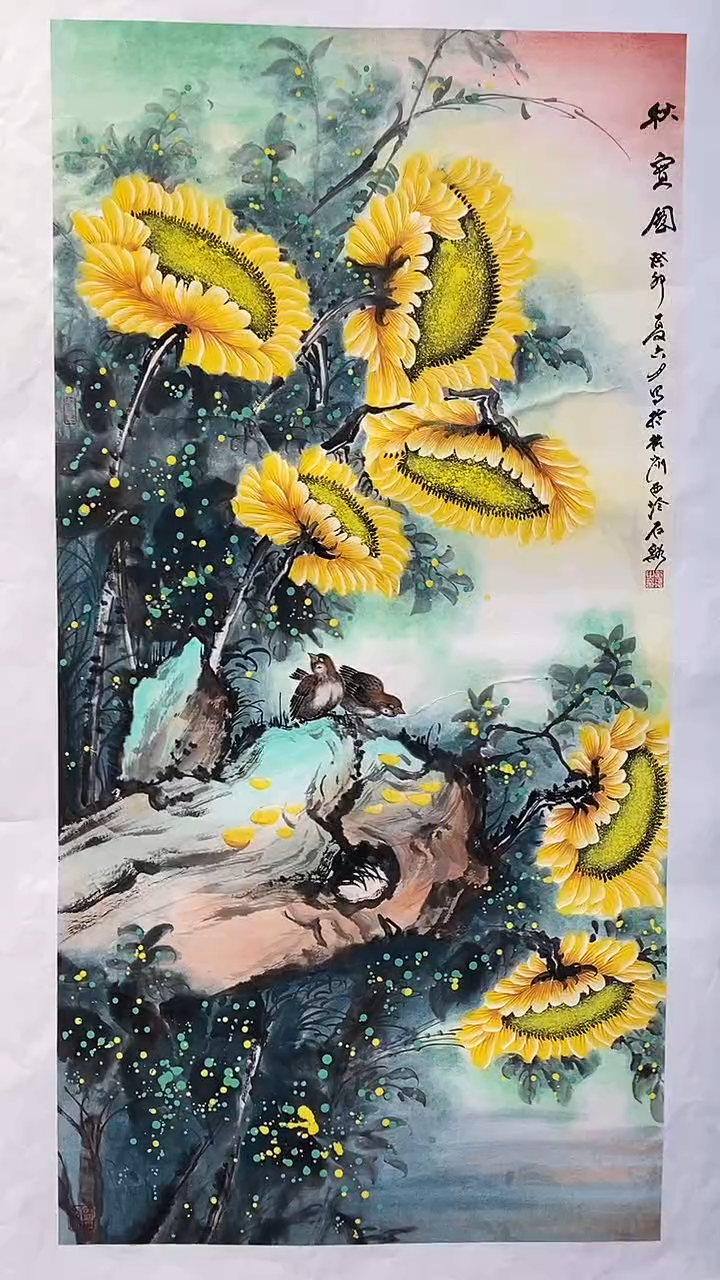 国画画都展厅明德老师国画作品17
