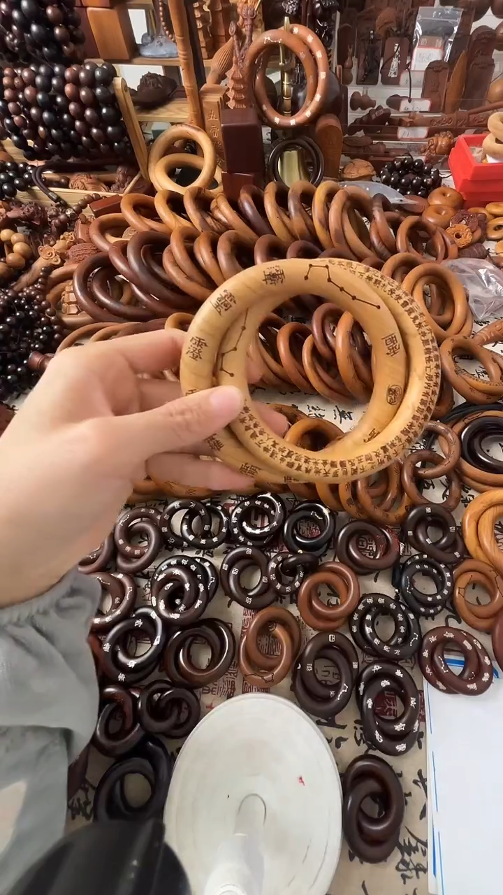 枣木乾坤圈桃木80圈一物一拍