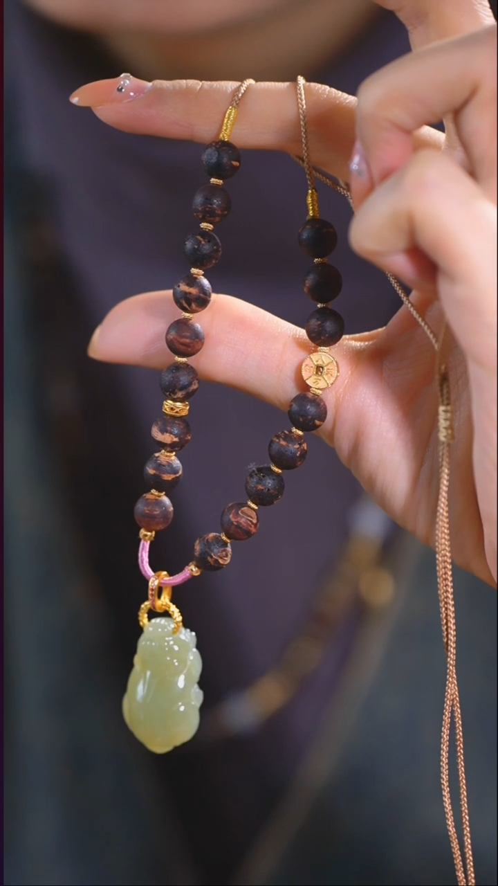 降真香手串/手链降真香貔貅编绳