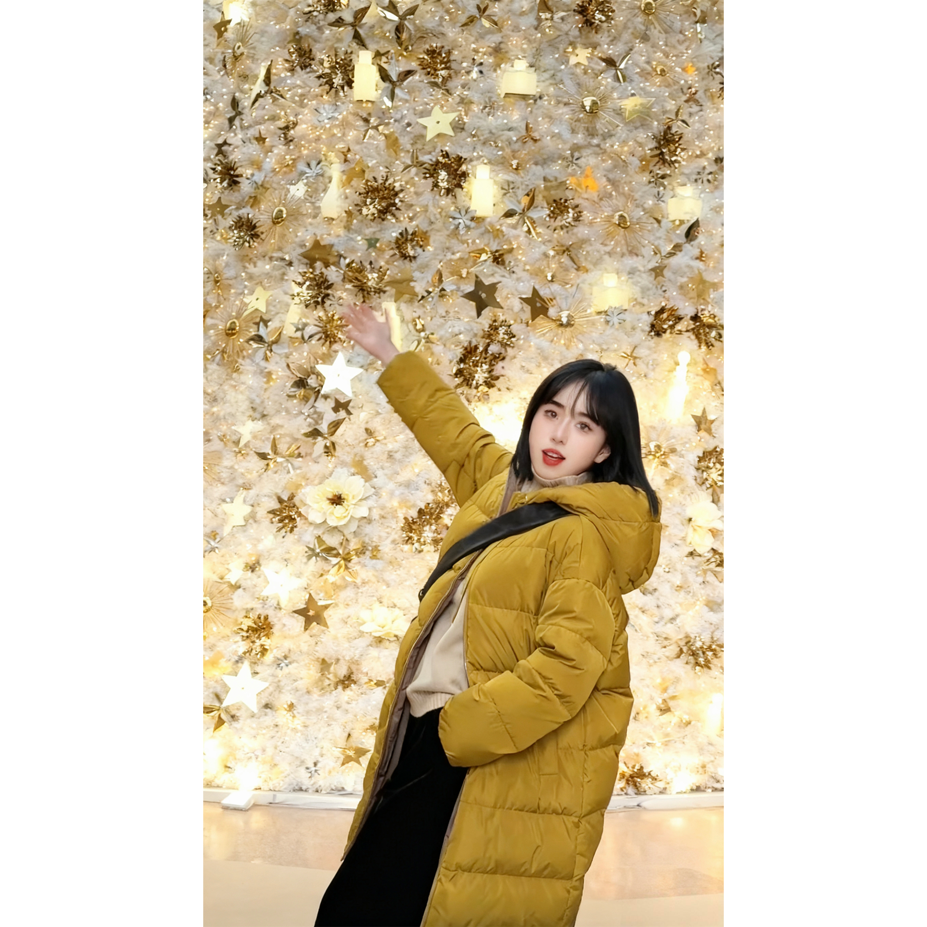 未使用 MaxMara 现货 时尚百搭连帽压纹羽绒服 MF0037 