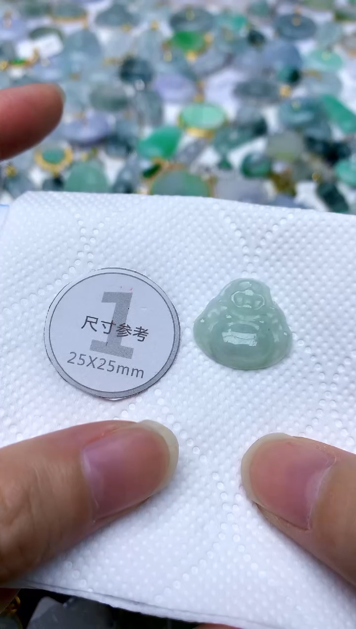 颈饰未镶嵌翡翠天然A货翡翠