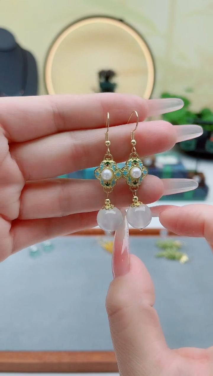 未镶嵌耳饰玛瑙/玉髓309