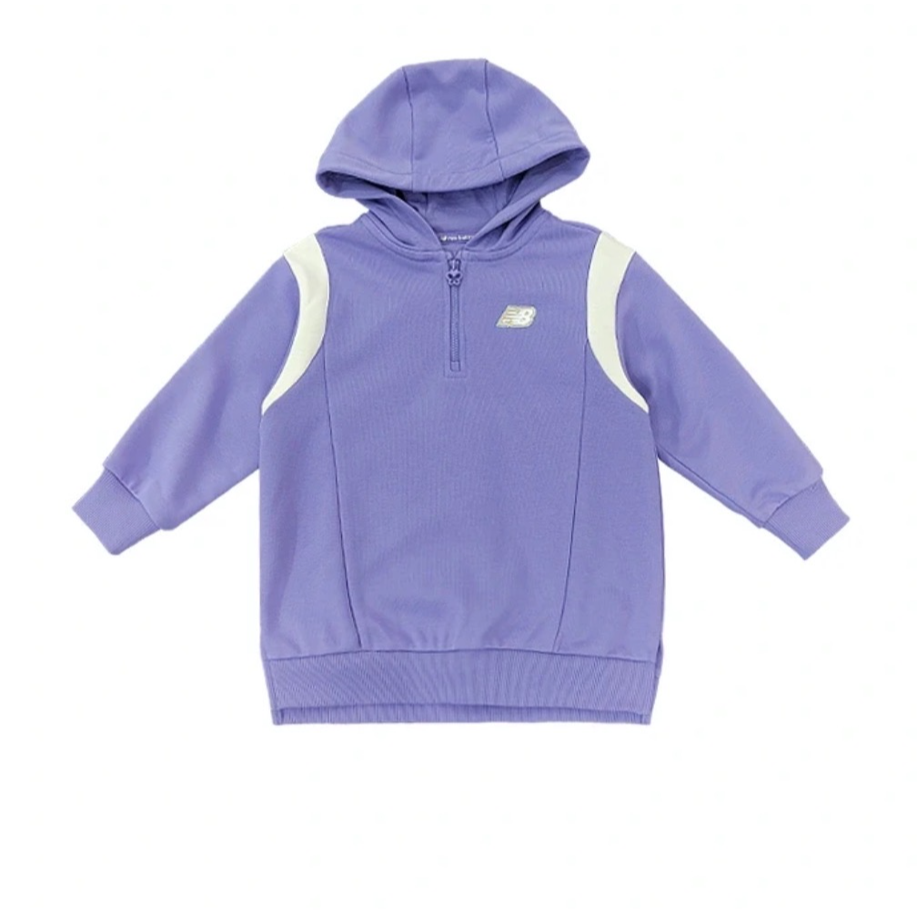 【c】New Balance 童装系列 女童连帽卫衣 7CD32092-LAV