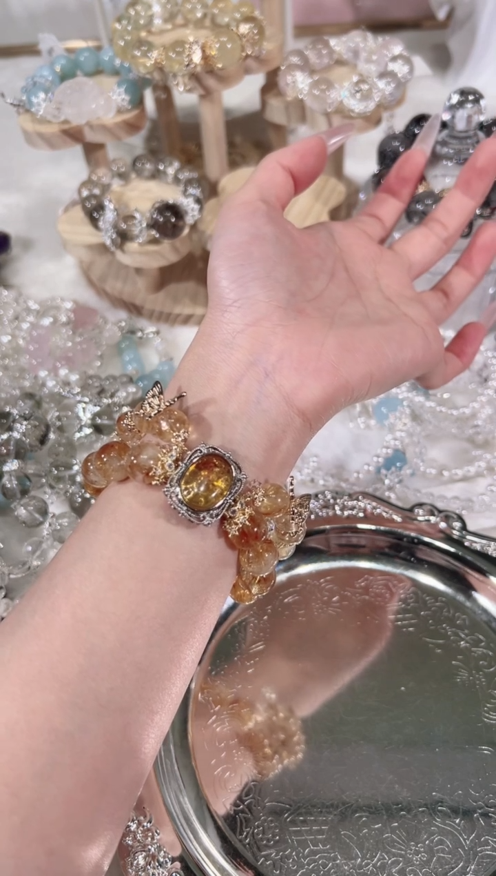 【闪购商品】水晶手链未镶嵌天然水晶默认微瑕 多样性发货发其一
