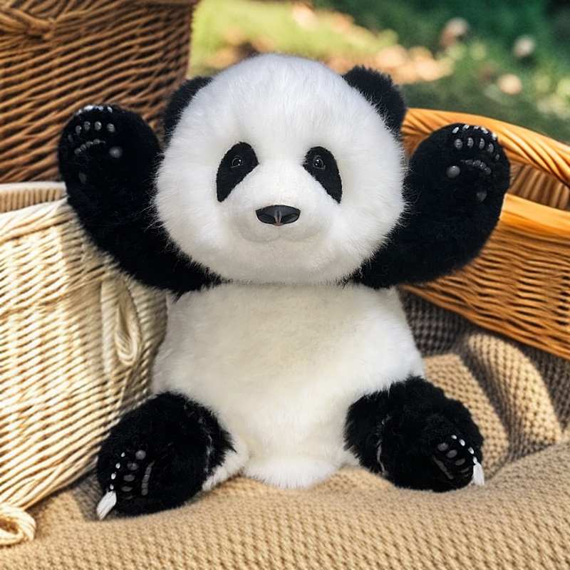 【花花七仔福宝萌兰飞云】双11羊毛熊猫节日礼物送朋友摆件高端玩偶