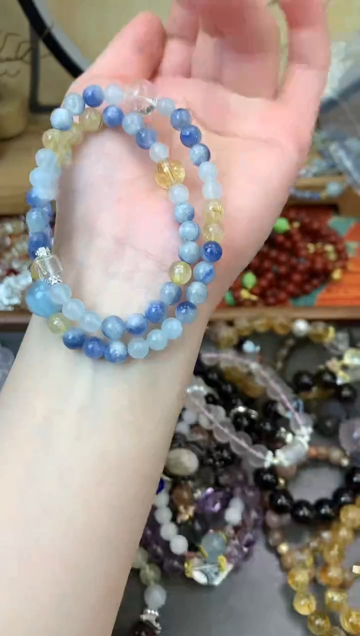 【闪购商品】蓝晶石手串未镶嵌1306