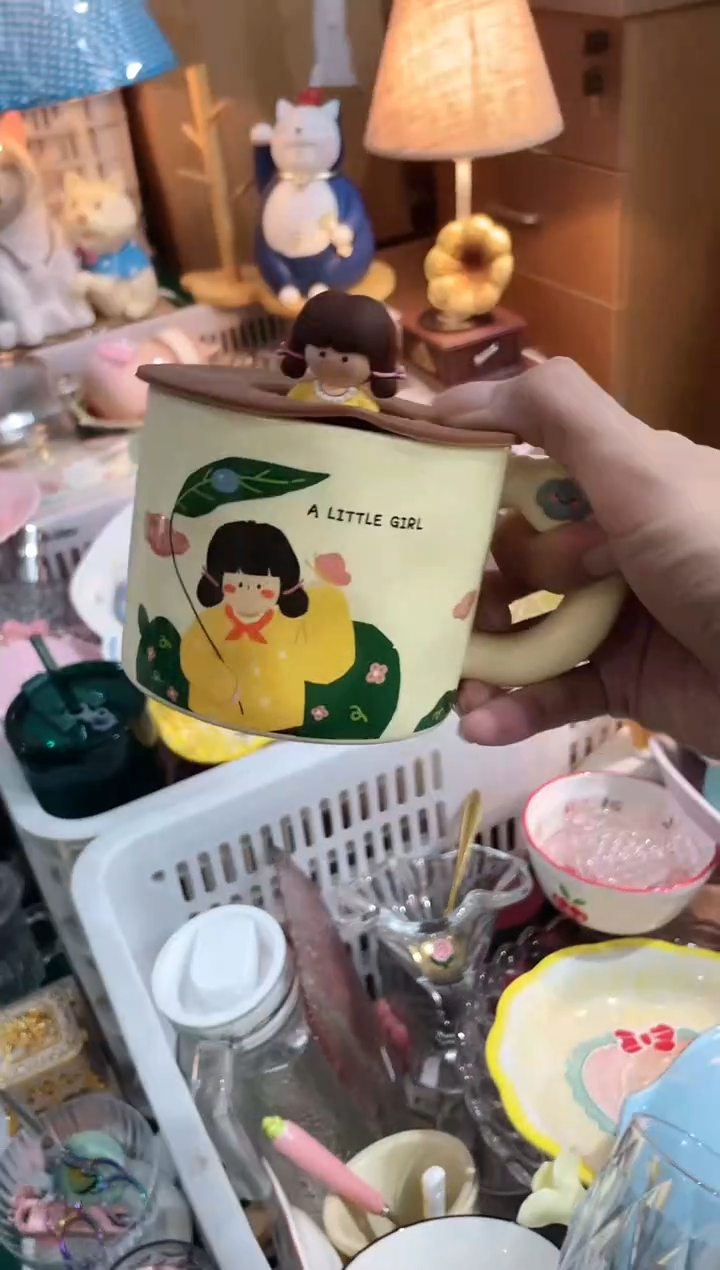 其他可爱卡通女孩杯，开播福利，拼手速