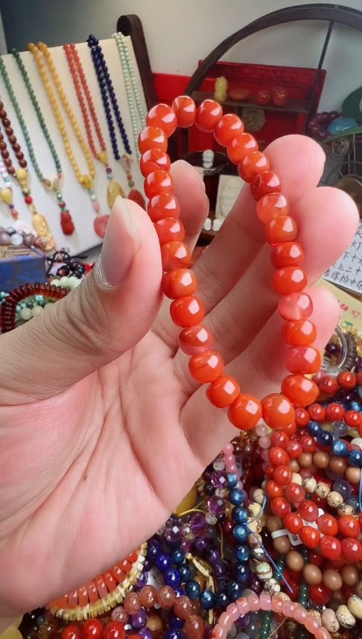 未镶嵌手链南红玛瑙曳一物一件）000697