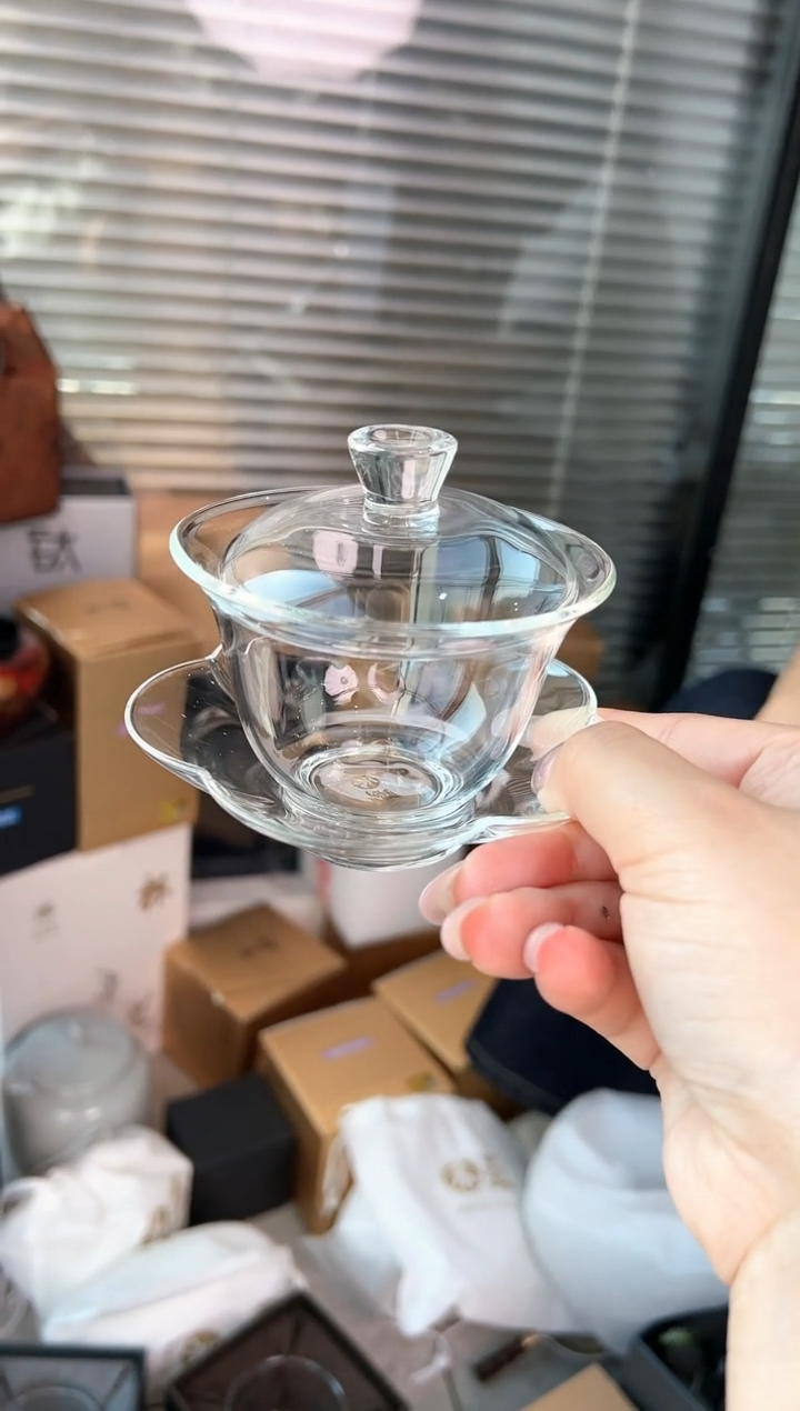 舒文盖碗透明色   