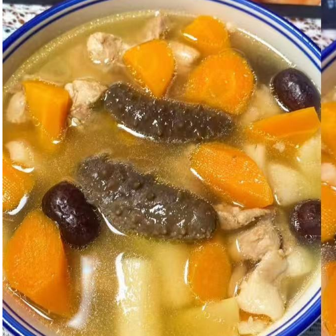 山药海参排骨汤（约350g-400g)