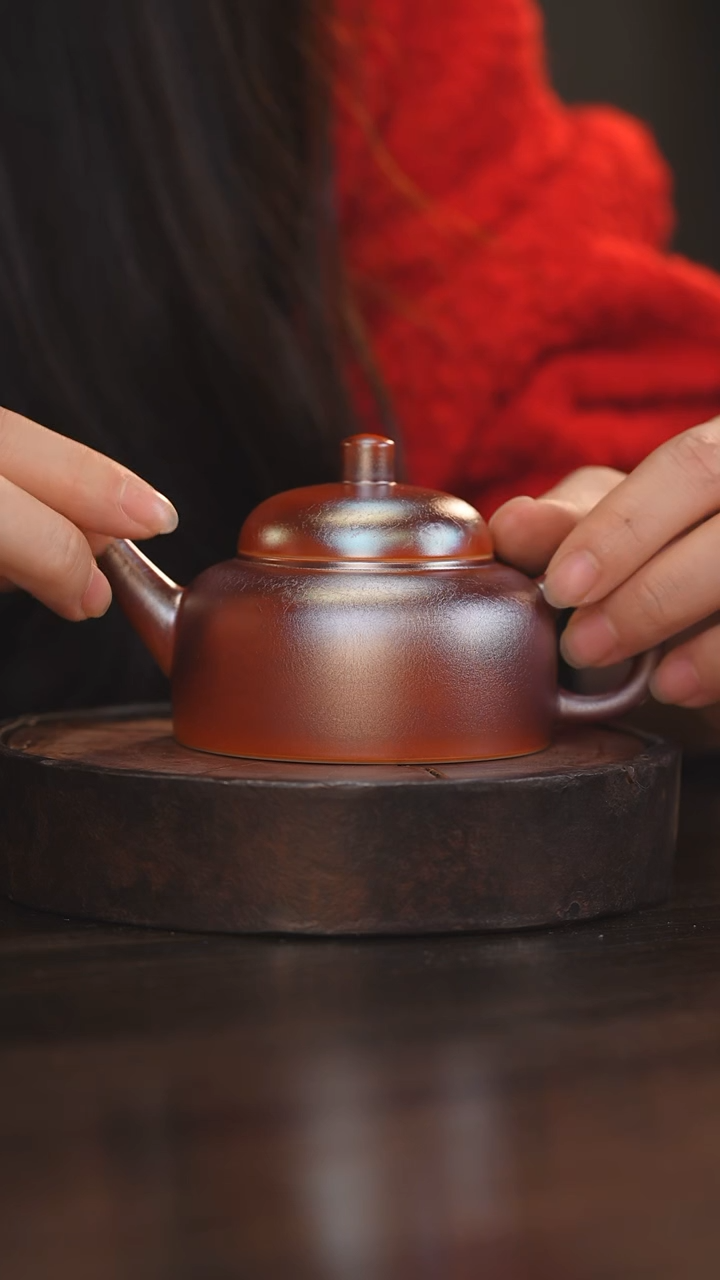 【闪购商品】杯39柴房陶瓷丨金红百纳壶