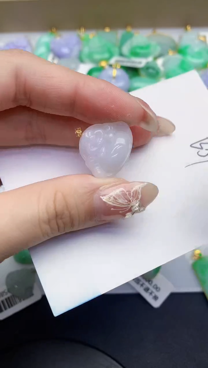 【闪购商品】翡翠颈饰18K金镶嵌0000000000