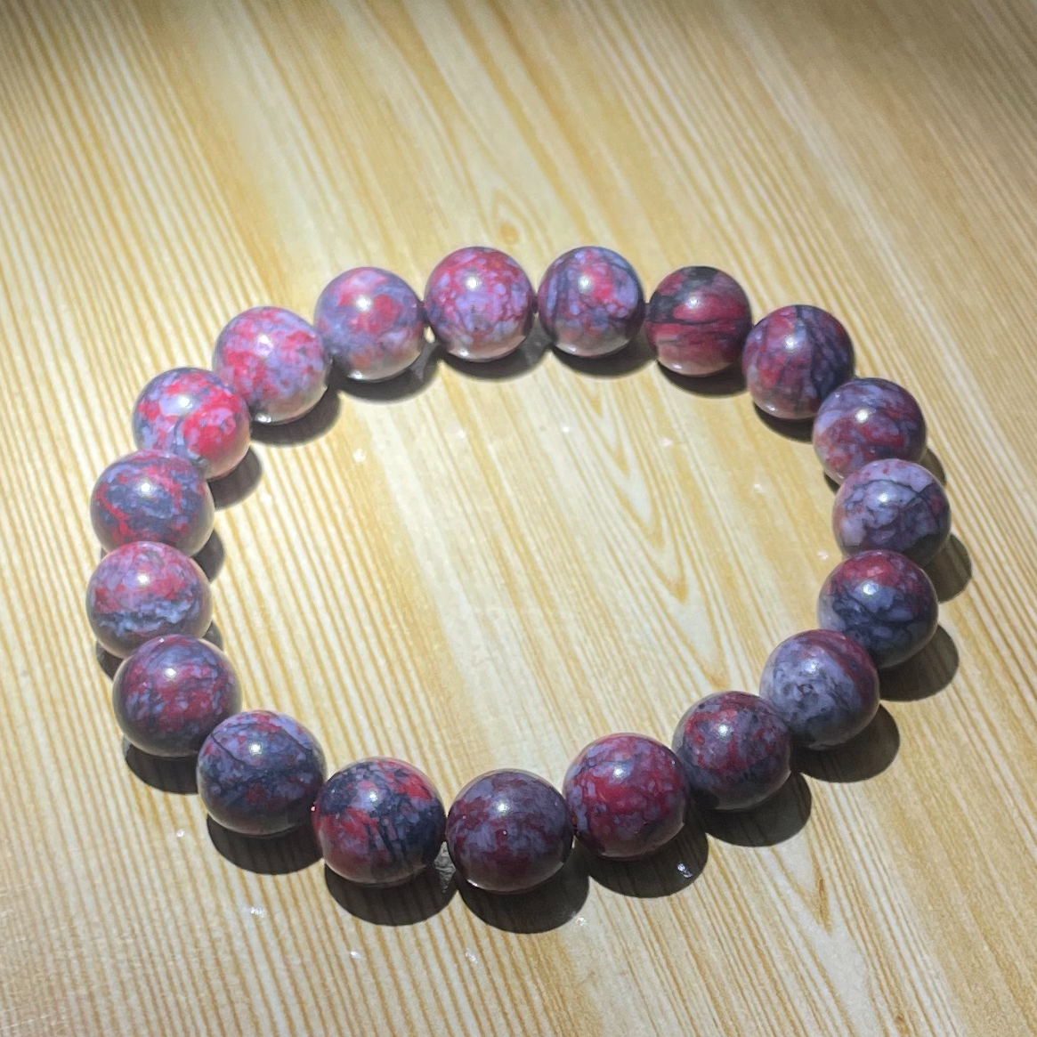 天然辰砂天然辰砂天然原石手串 多样性发其一