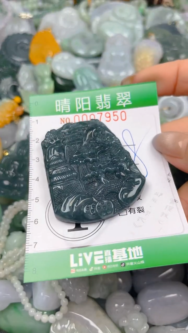 翡翠未镶嵌颈饰闪购0007950